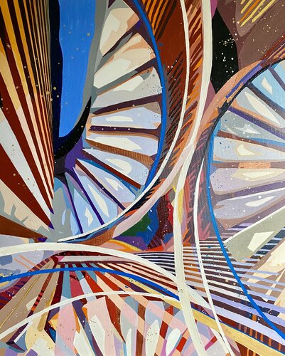 Infinity 3 by Nadine Giehl, Painting for Sale on Select