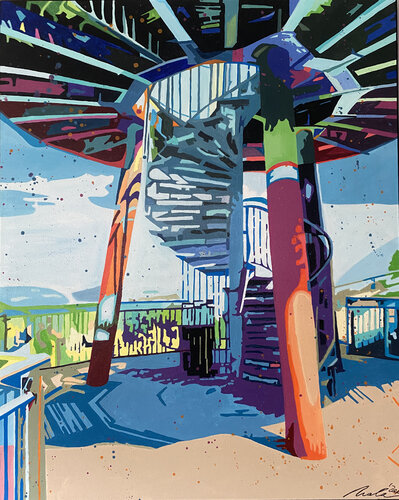Winterberg by Nadine Giehl, Painting for Sale on Select