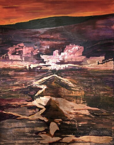 Path Cut Through Time by Francesca Howard, Painting for Sale on Select