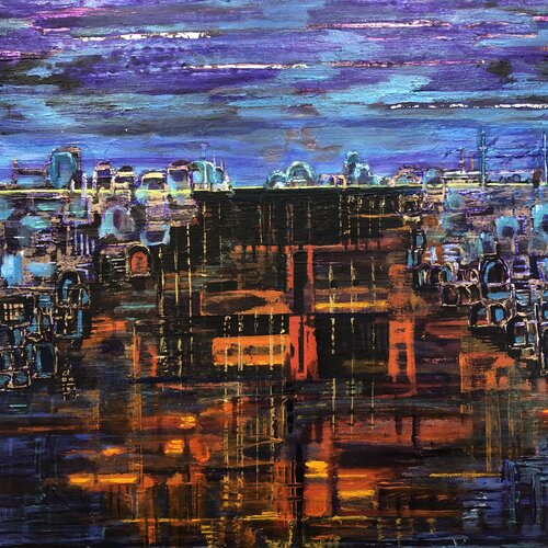 Bosphorus Twilight by Francesca Howard, Painting for Sale on Select