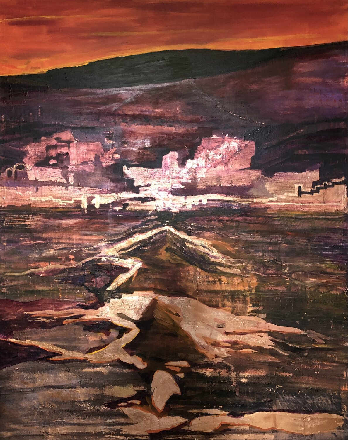 Path Cut Through Time Francesca Howard Original painting for sale