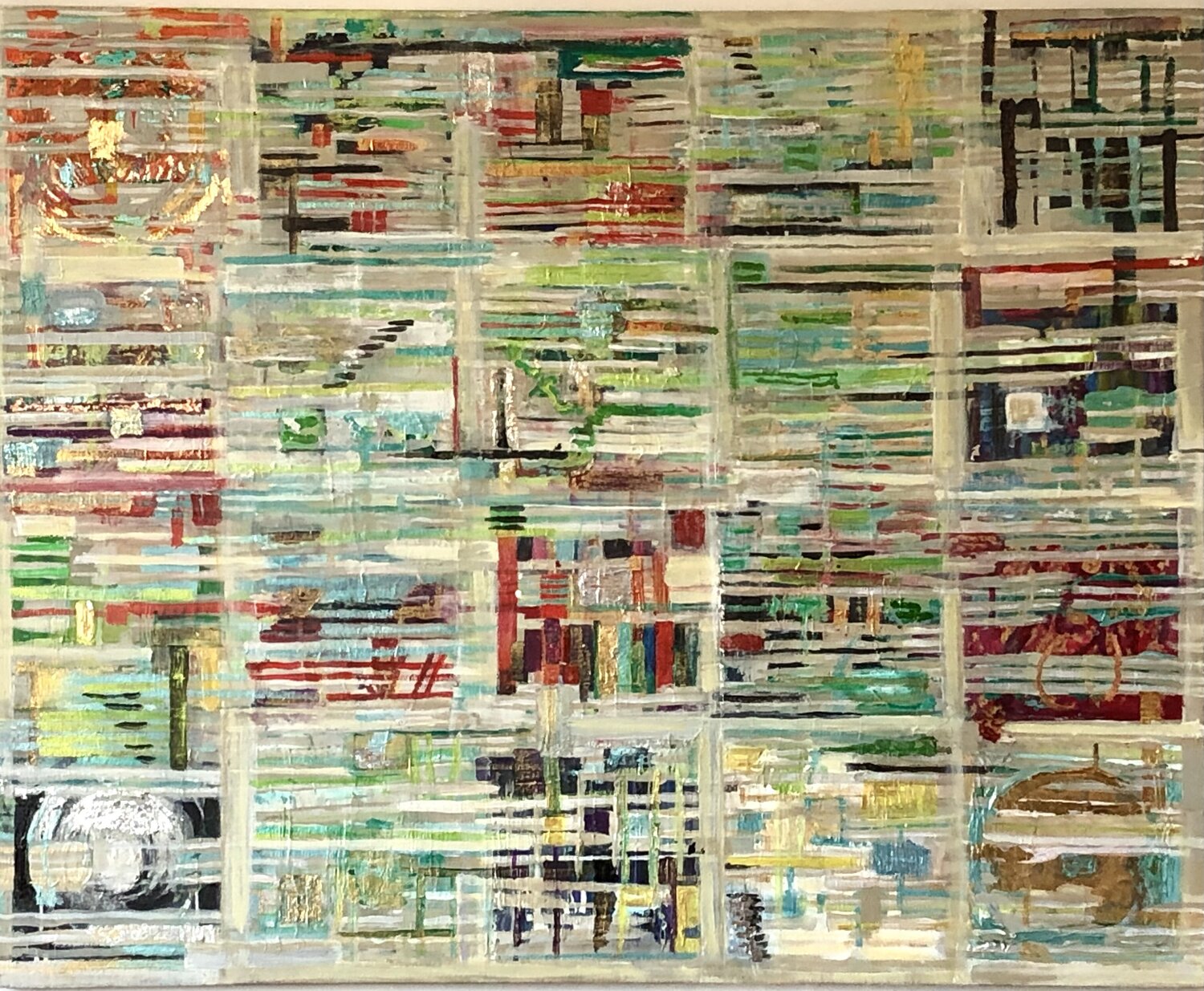 Interweaving Realities Francesca Howard Original painting for sale