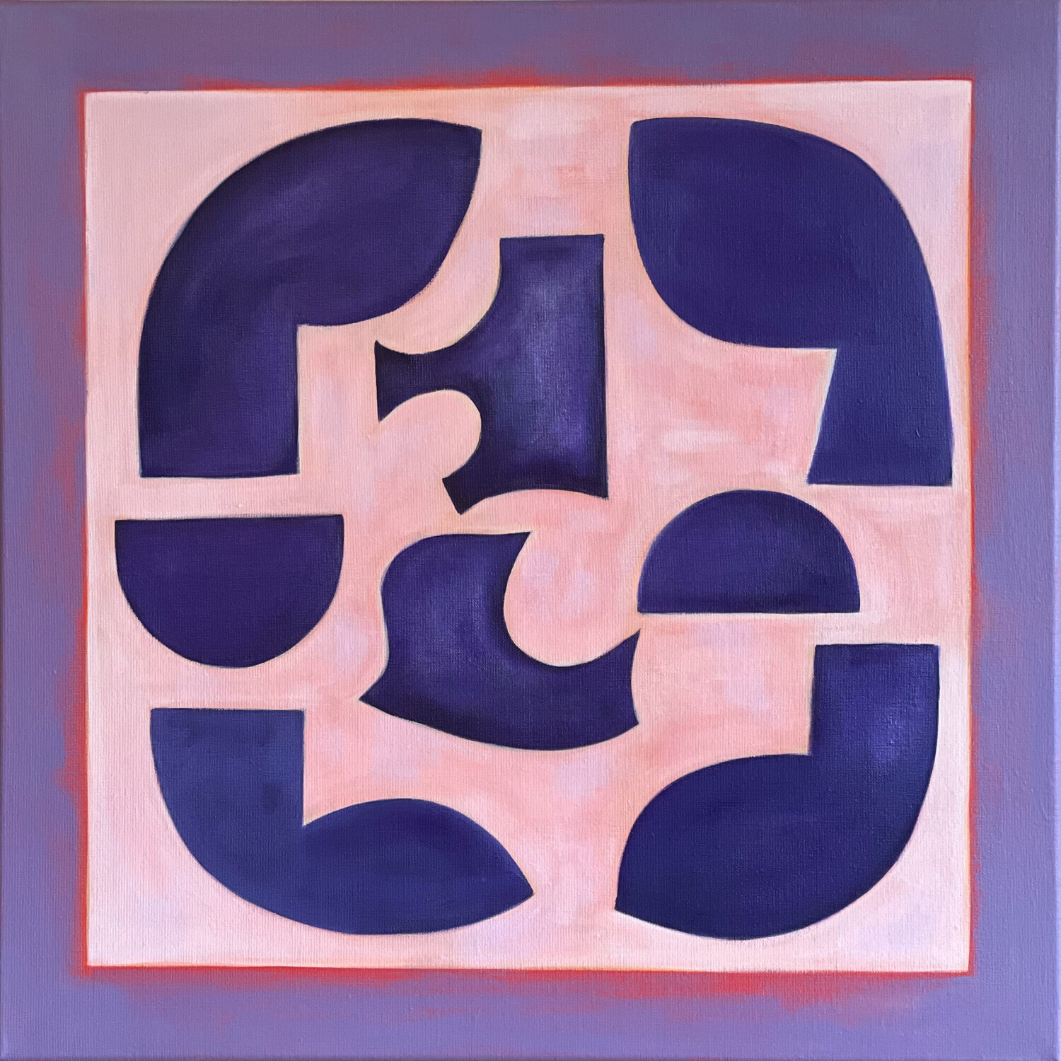 LAVENDER DUSK Ahlam Amrani Original painting for sale