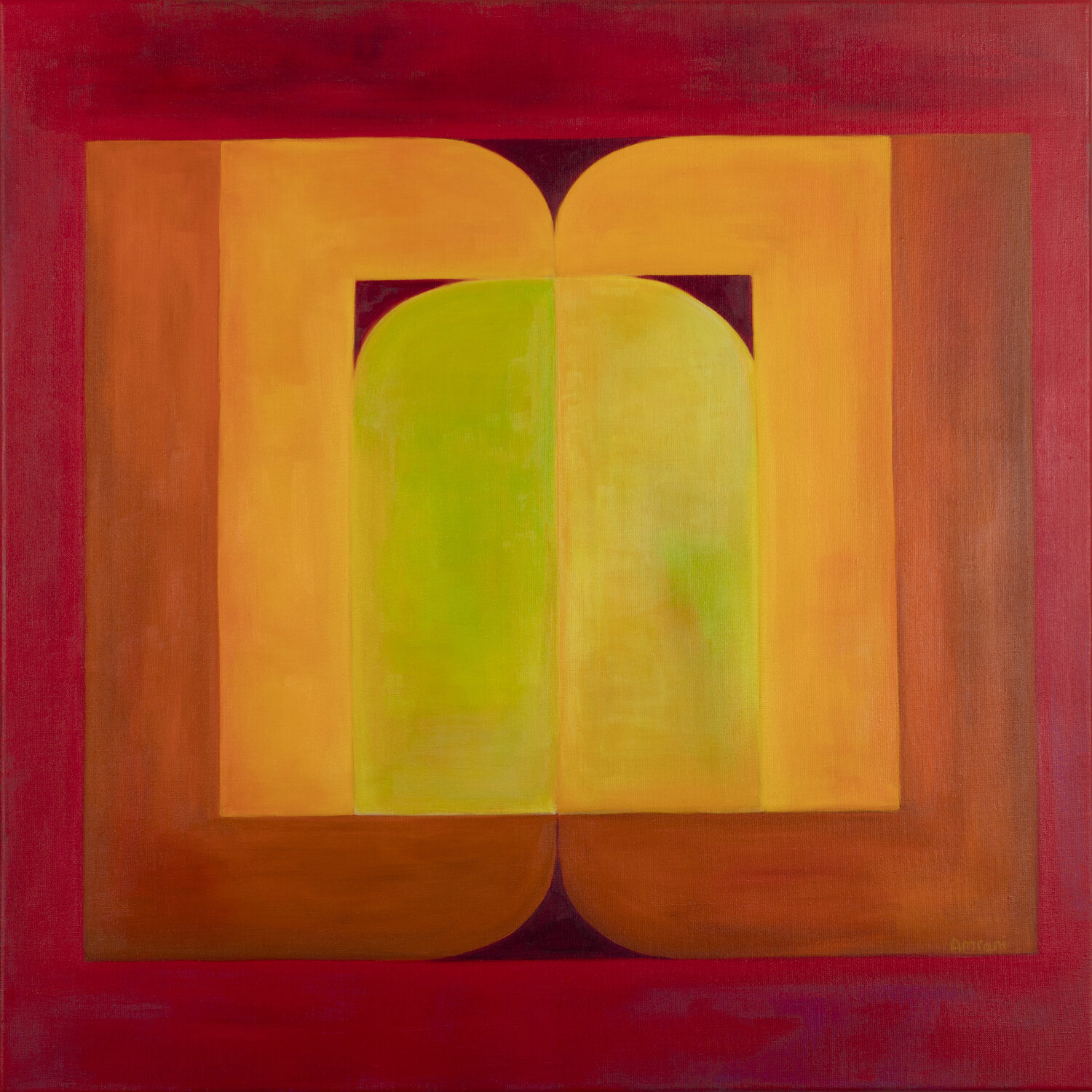 SPRING’S AWAKENING Ahlam Amrani Original painting for sale
