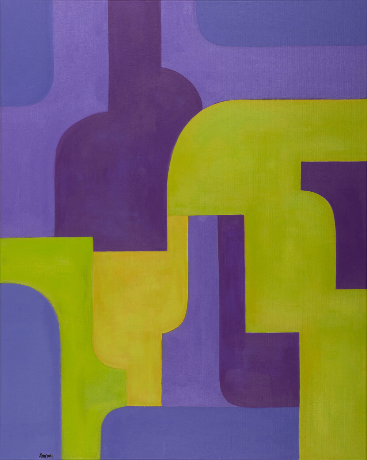 FERTILE PATH Ahlam Amrani Original painting for sale