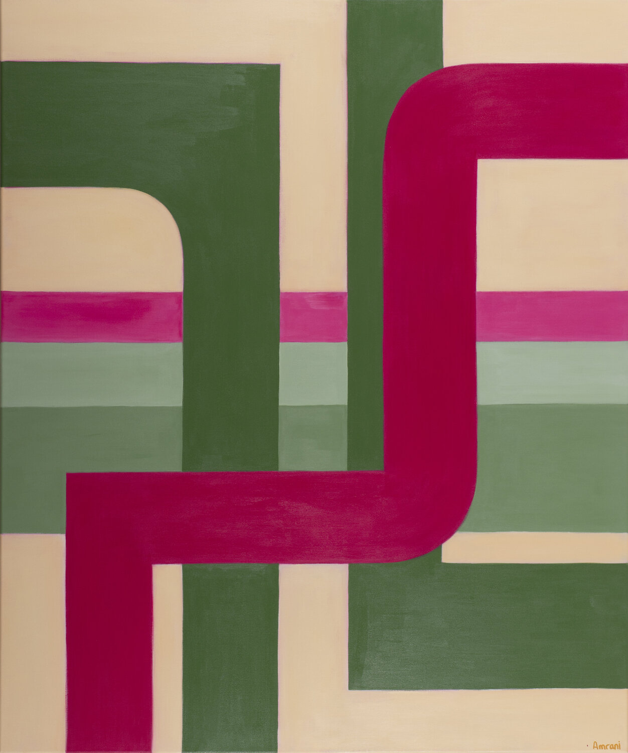 RESONANT DESIRES Ahlam Amrani Original painting for sale