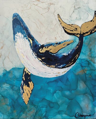Lord of the seas by Olga Shangina, Painting for Sale on Select