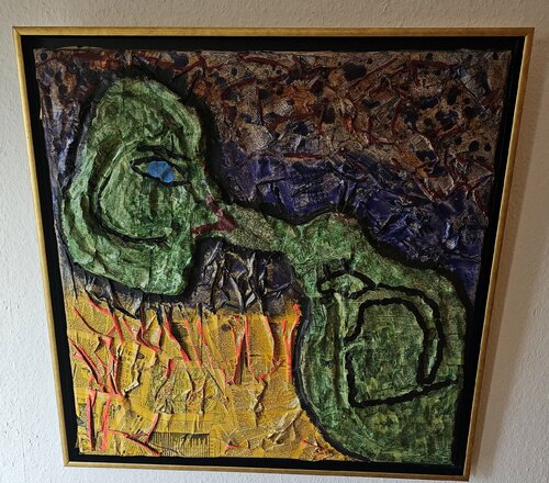 Der göttliche Wind spricht by Sylvia Tabea Schmitz, Painting for Sale on Select