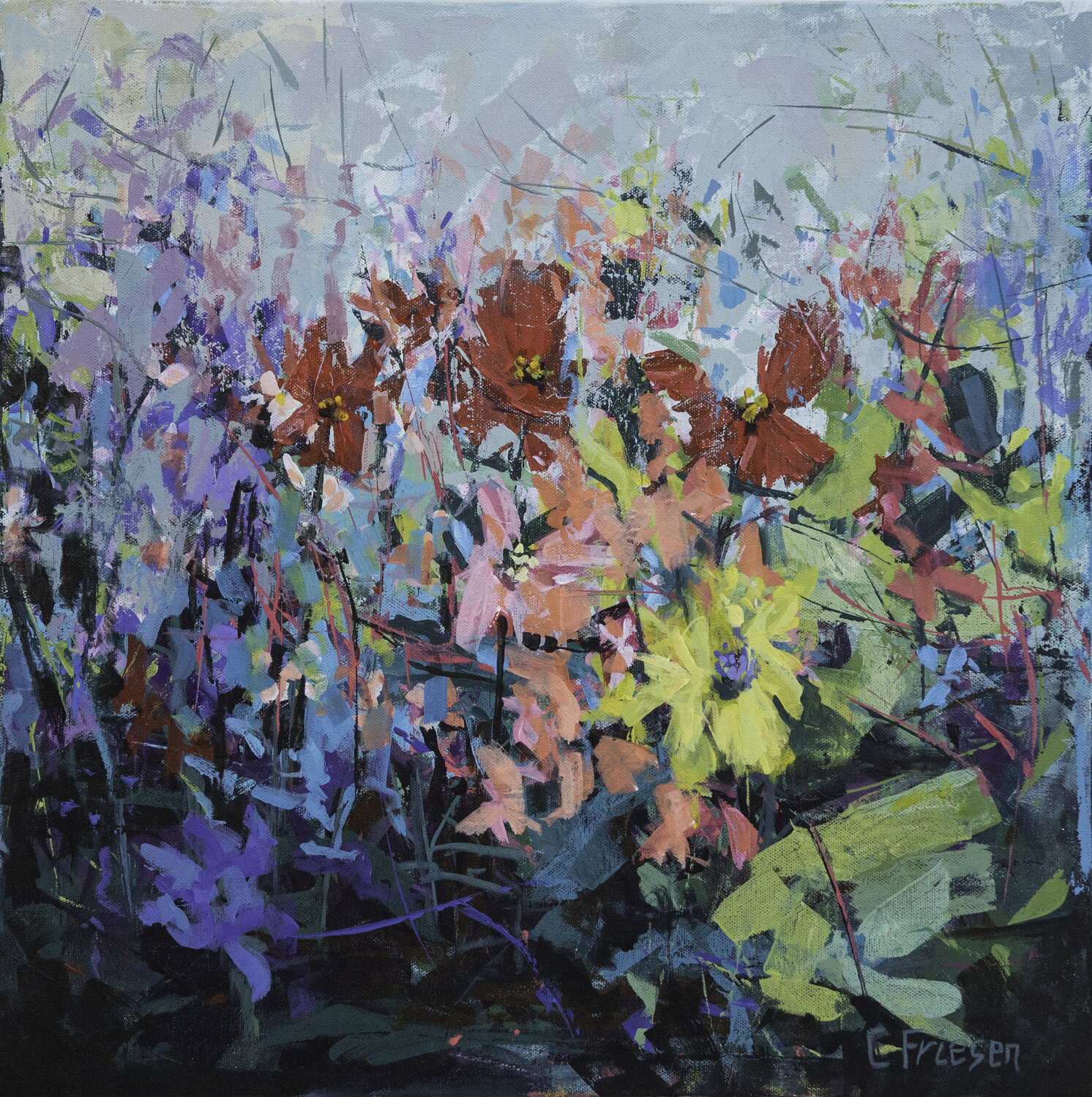 Engaging Blends Cathy Friesen Original painting for sale
