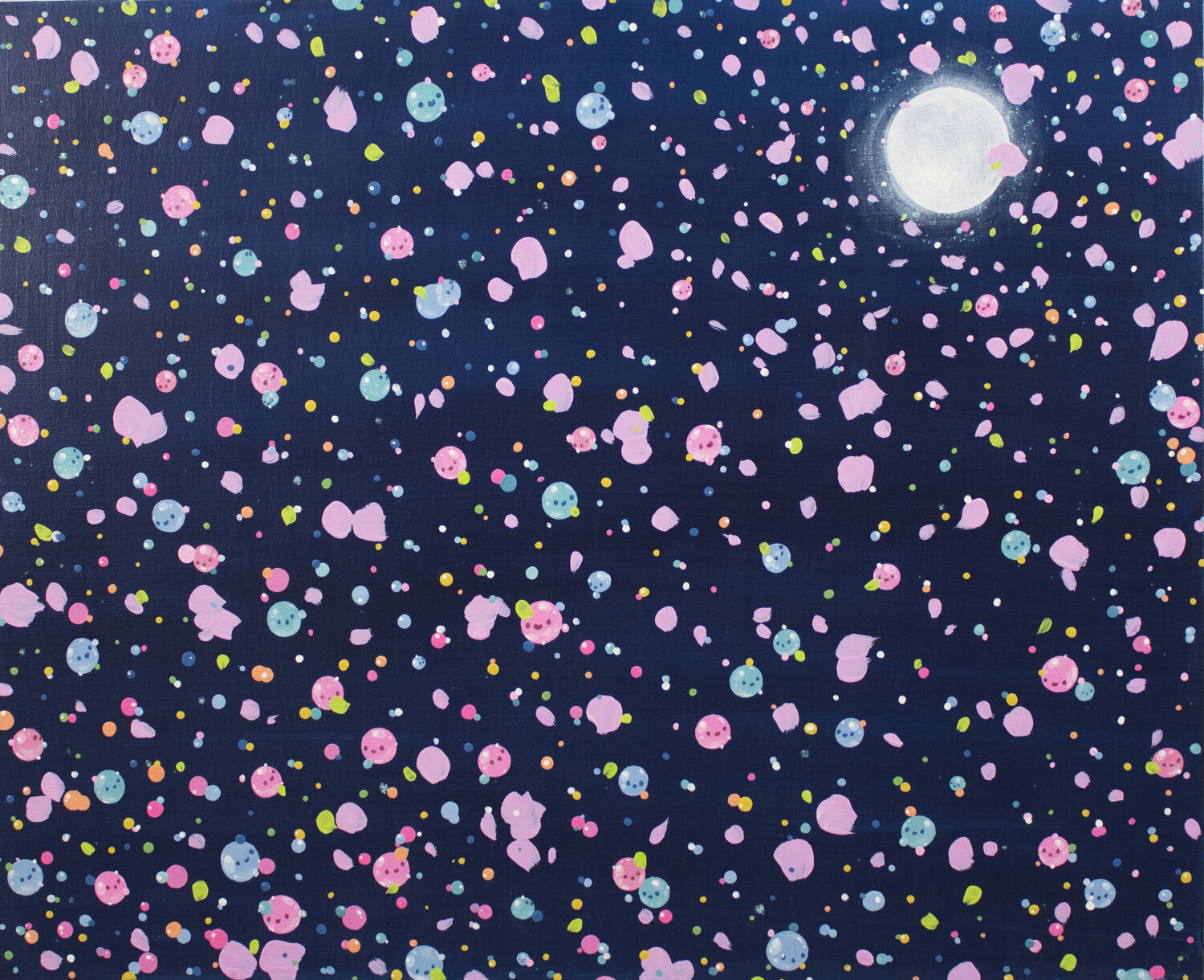 The moon and the wind Jung Seung Yun Original painting for sale
