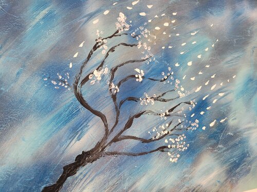 Le souffle by Myriam Guillemeau, Painting for Sale on Select