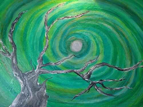 Sherwood by Myriam Guillemeau, Painting for Sale on Select