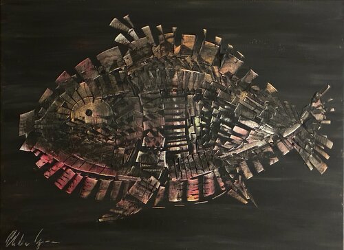 Fish III by walter geraci, Painting for Sale on Select