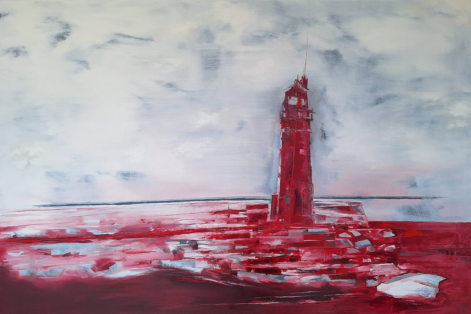 The Skyline David Dvorsky Original painting for sale