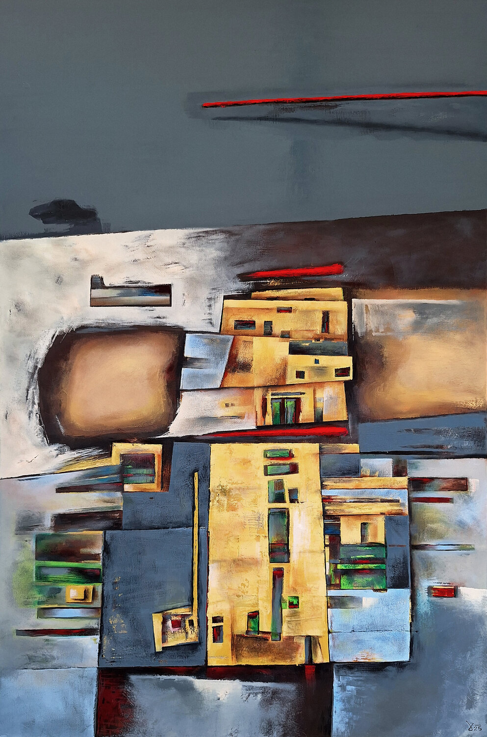 Autumn in Vienna David Dvorsky Original painting for sale