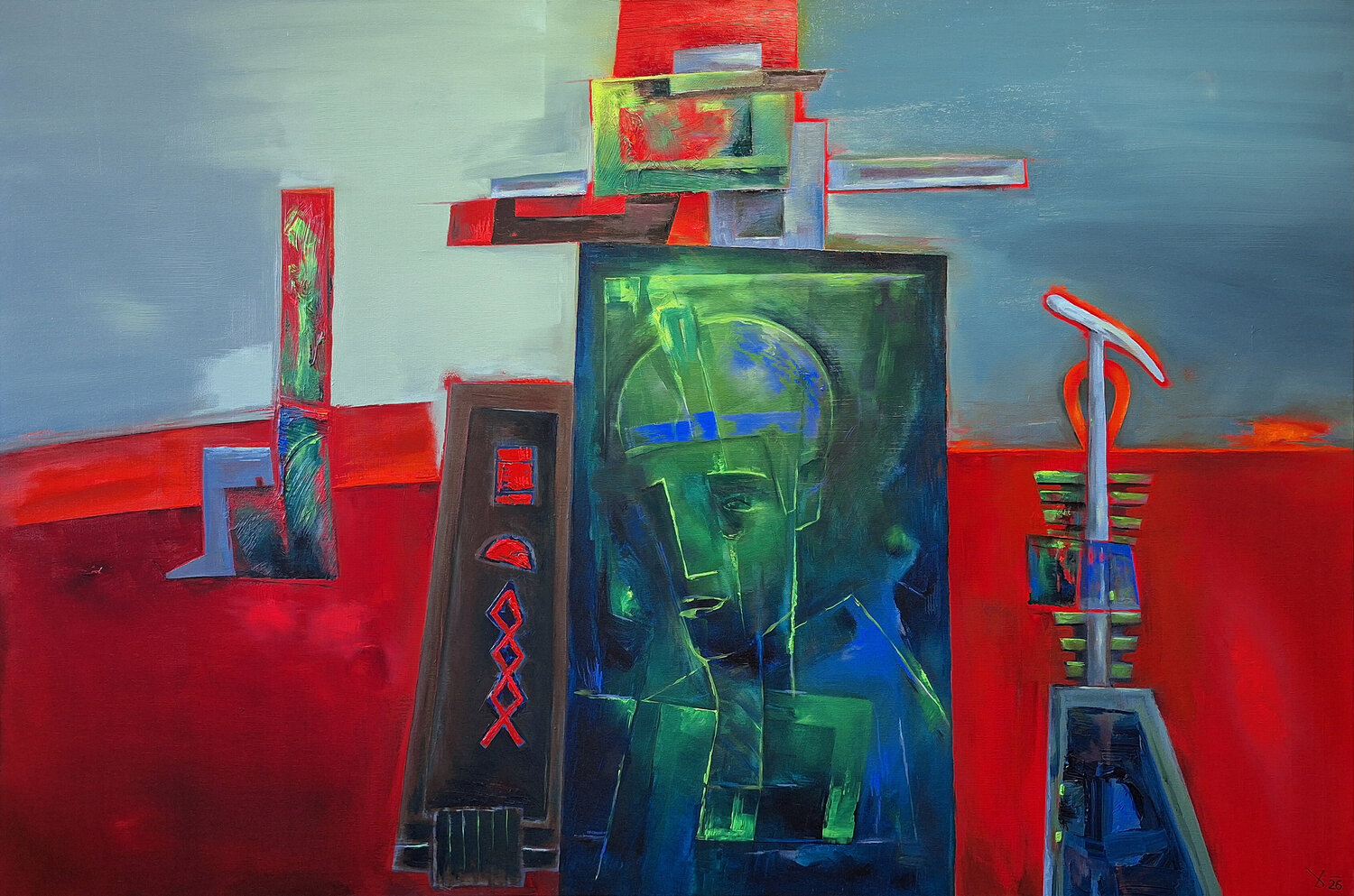Begetter of the First Beginning David Dvorsky Original painting for sale