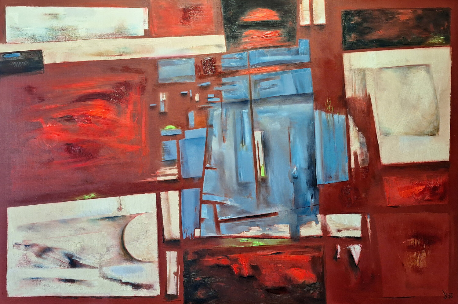 Deshret - The Red Land David Dvorsky Original painting for sale