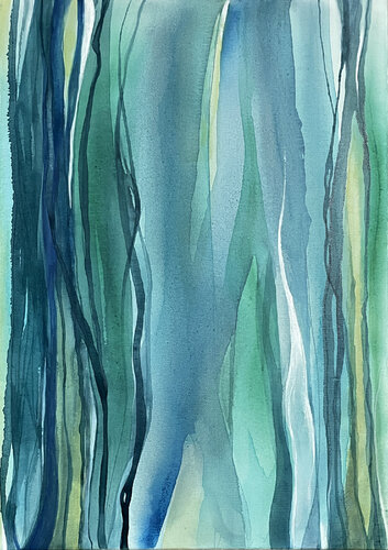 Sea Silk by Marseille Grom, Painting for Sale on Select