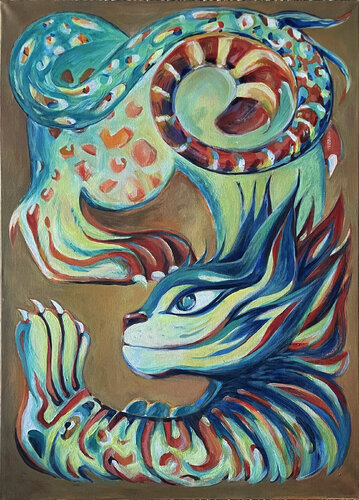 Bast by Marseille Grom, Painting for Sale on Select