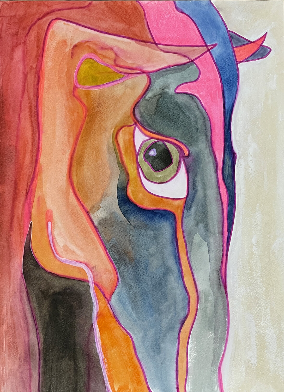 Warm Marseille Grom Original painting for sale