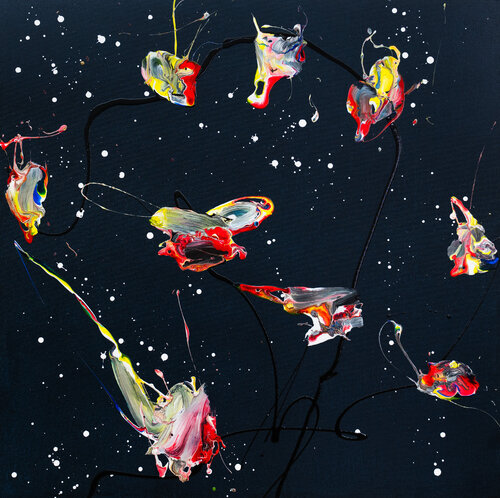 Fioritura notturna by Alessandro Noci, Painting for Sale on Select