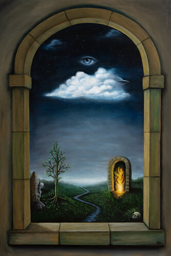 Dream Window 001 by Rafael Paiva, Painting for Sale on Select