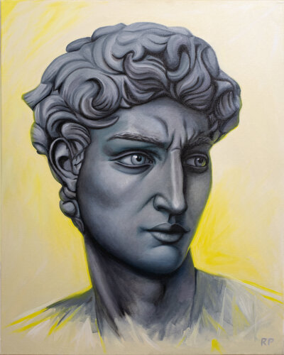 A David by Rafael Paiva, Painting for Sale on Select