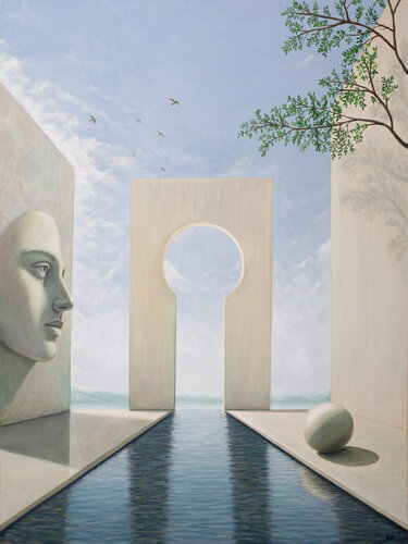 The Quiet After Us by Rafael Paiva, Painting for Sale on Select