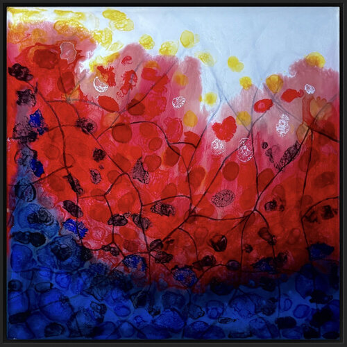 Wild Flowers by Rafael Paiva, Painting for Sale on Select