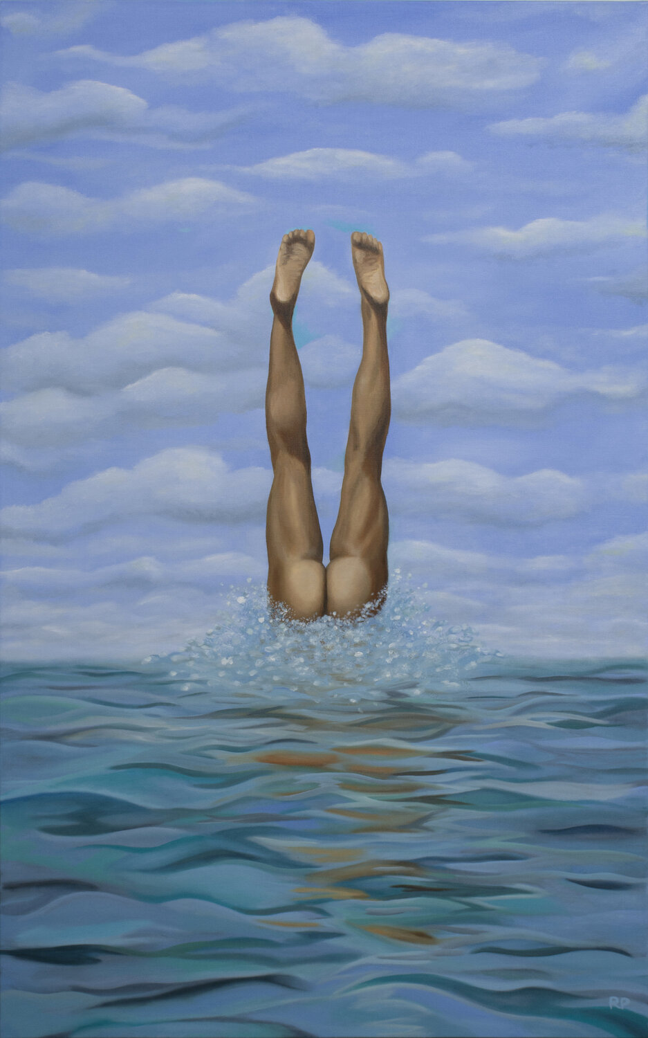The Dip Rafael Paiva Original painting for sale
