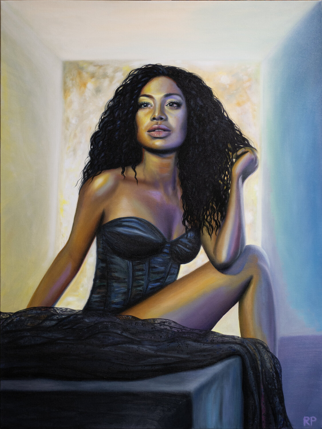 Sensual 001 Rafael Paiva Original painting for sale