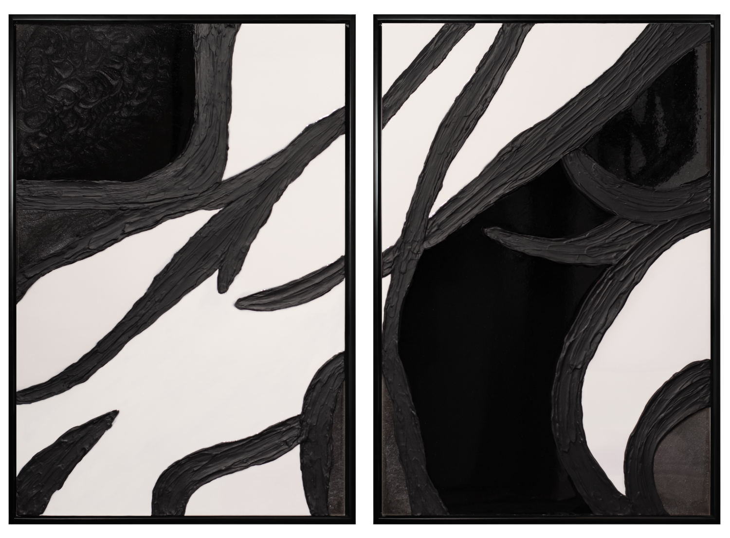 Dark Lines 001 Rafael Paiva Original painting for sale