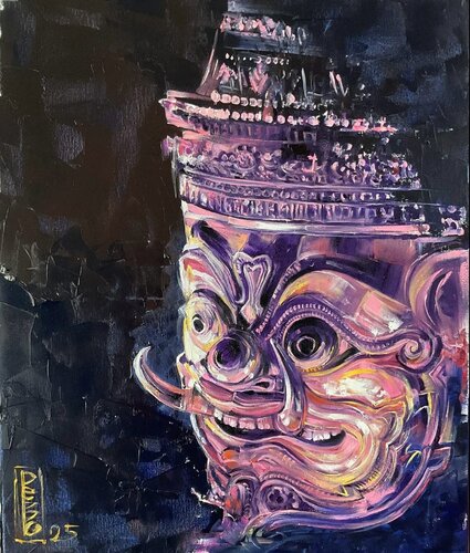 Pink one by Petko Dzhelebov, Painting for Sale on Select