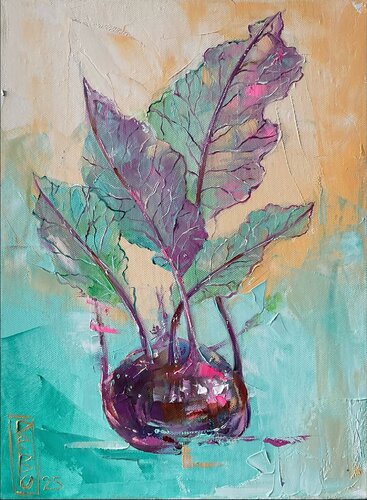 Beetroot by Petko Dzhelebov, Painting for Sale on Select