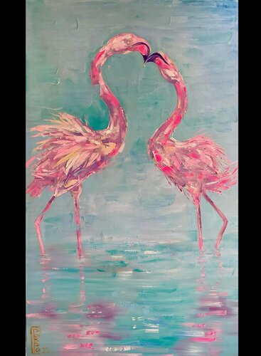Love is in the air by Petko Dzhelebov, Painting for Sale on Select