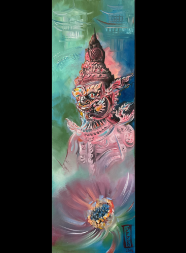 The guardian by Petko Dzhelebov, Painting for Sale on Select