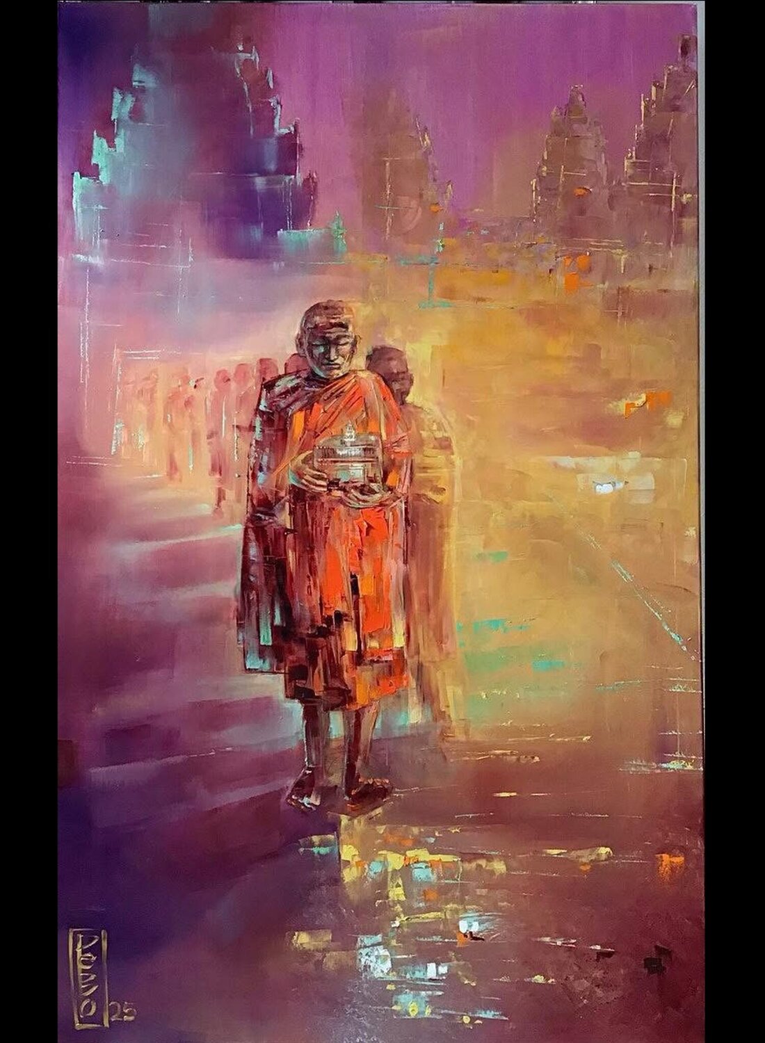 Peaceful Petko Dzhelebov Original painting for sale