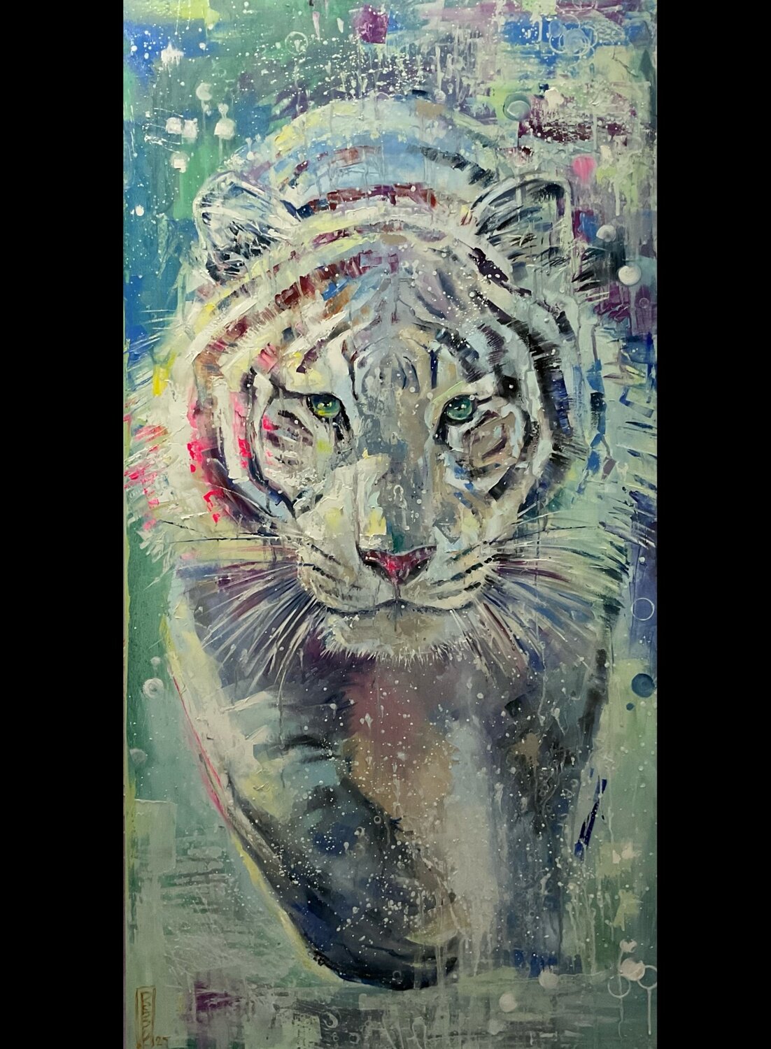 The mighty one Petko Dzhelebov Original painting for sale