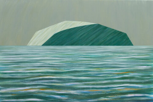 Isole verdi by Gabriele Casale, Painting for Sale on Select