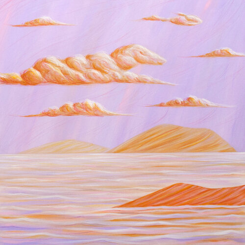 Cielo viola by Gabriele Casale, Painting for Sale on Select