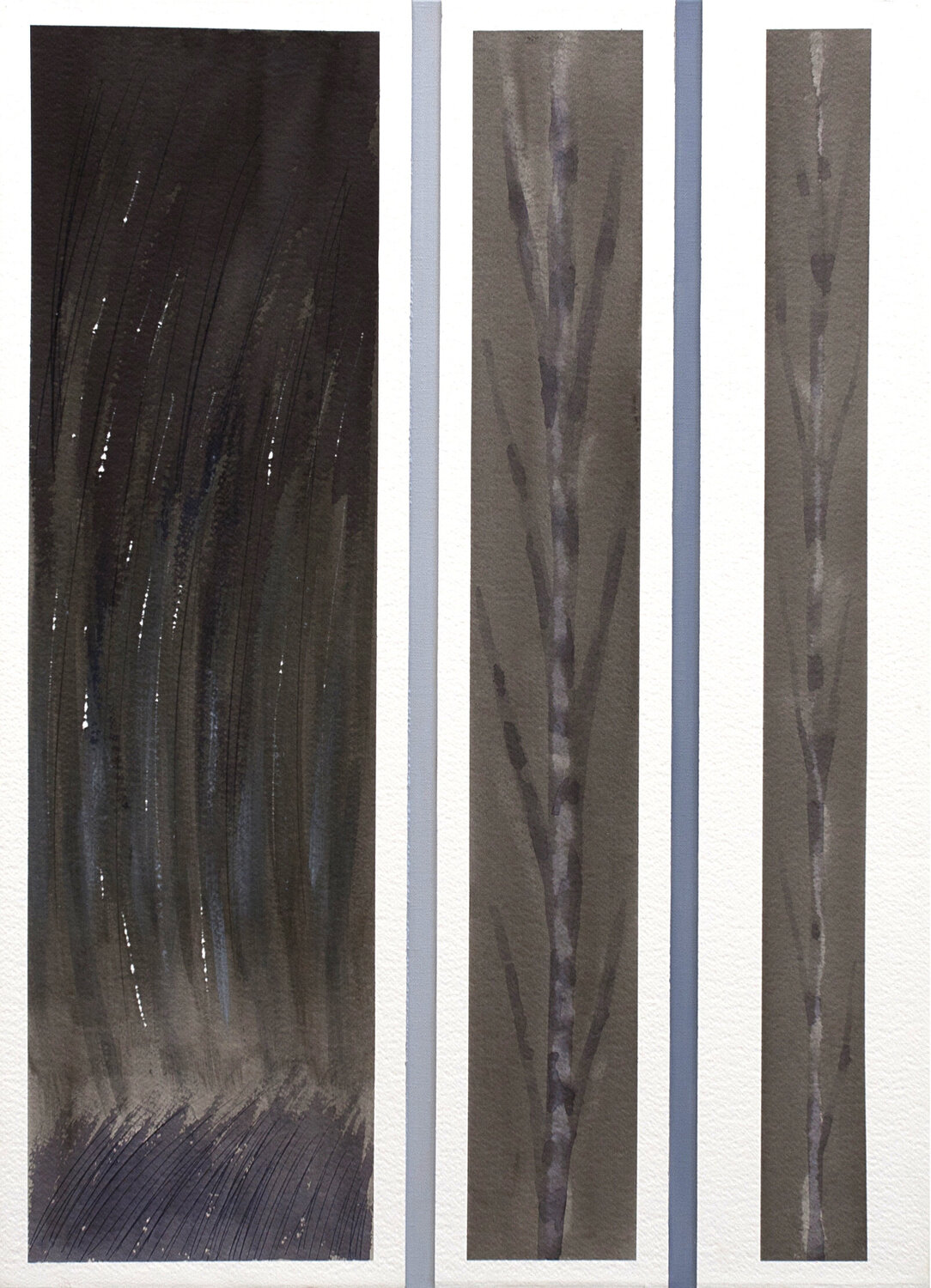 Birches and abstract Gabriele Casale Original painting for sale