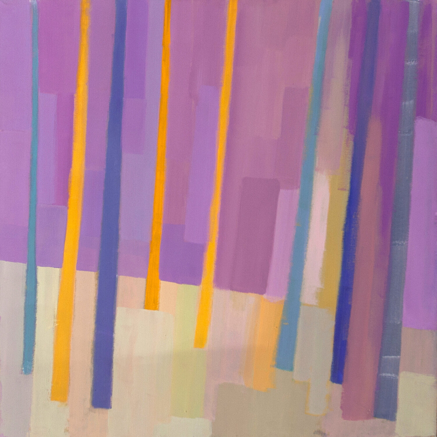 Bosco - Primavera viola Gabriele Casale Original painting for sale