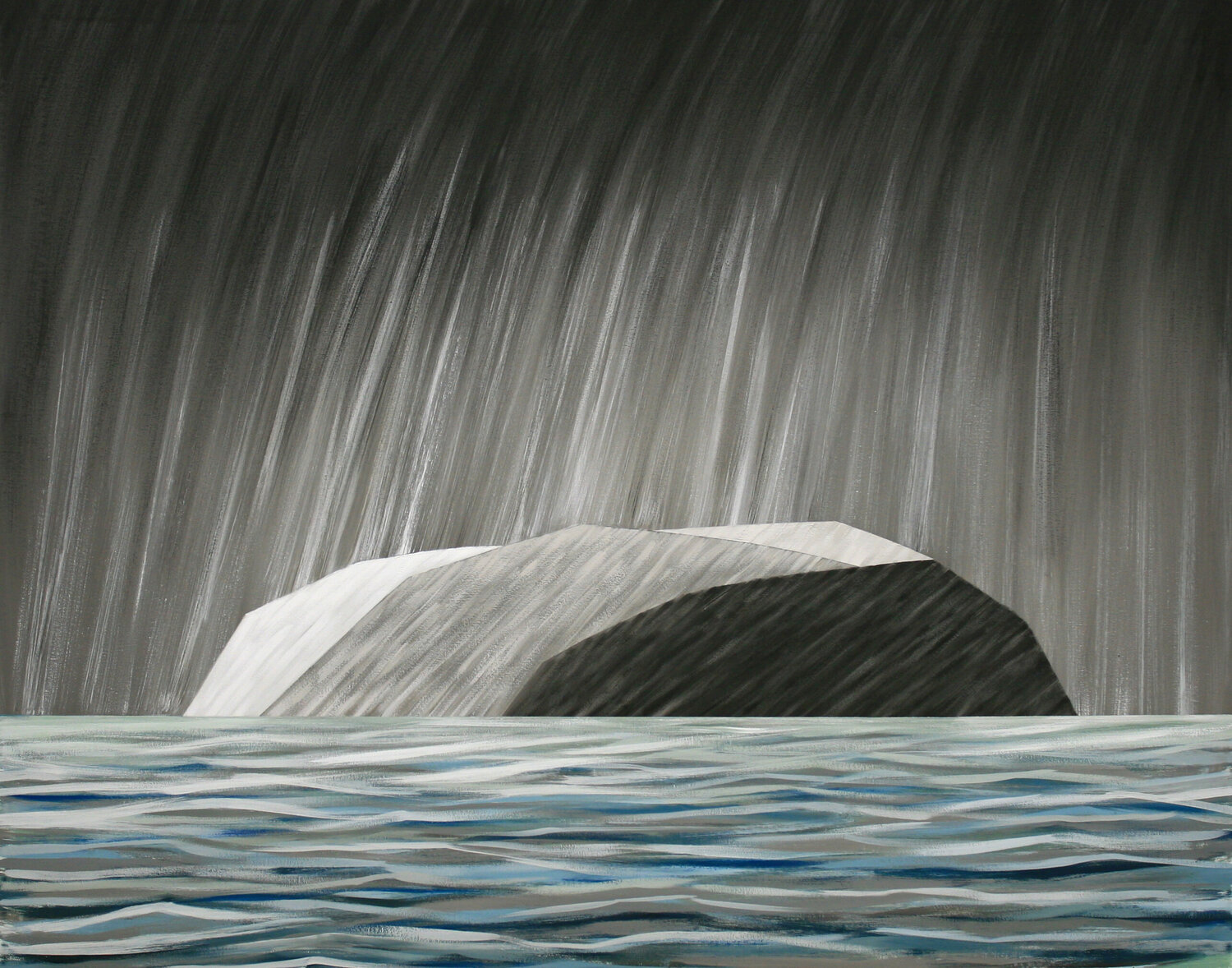 Isole - Sinfonia notturna Gabriele Casale Original painting for sale