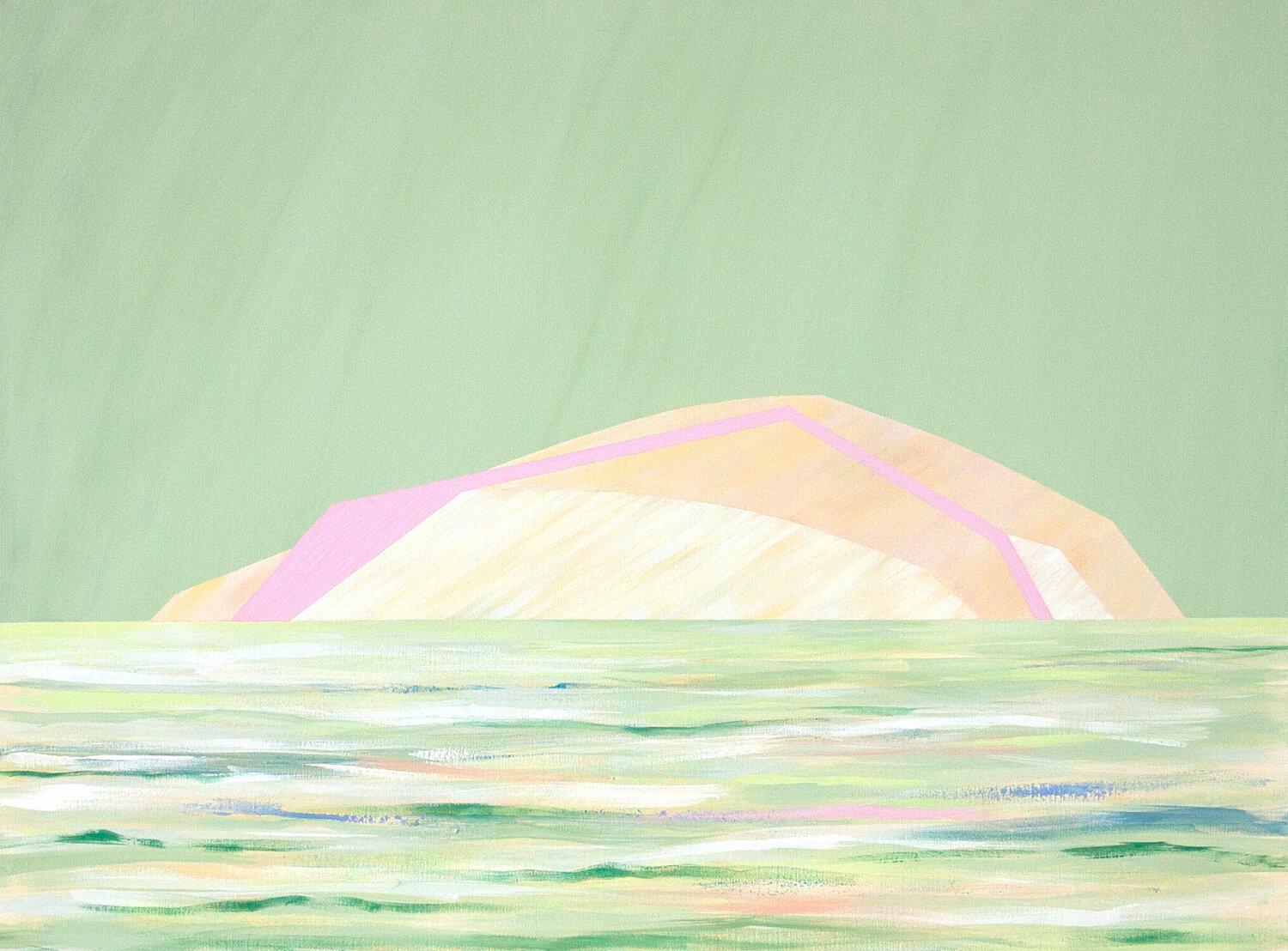Isola della Primavera Gabriele Casale Original painting for sale