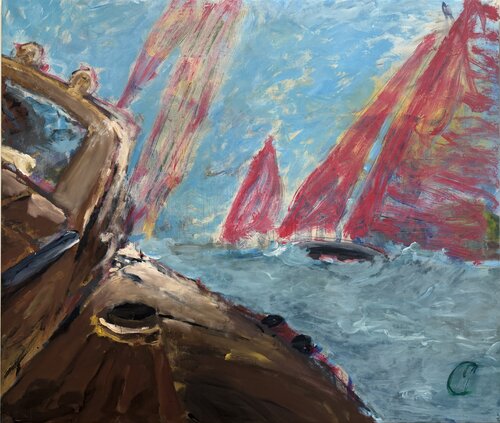 Kreuzwind by Christiane Caroline Möller, Painting for Sale on Select