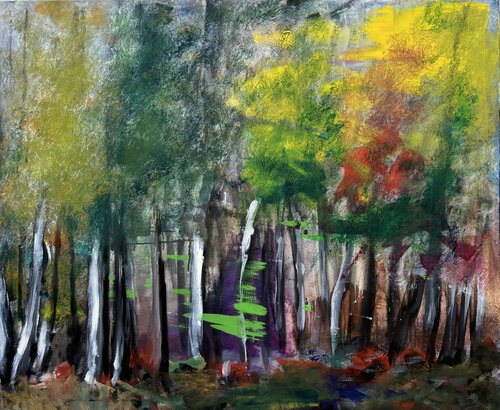 HeimatWald by Christiane Caroline Möller, Painting for Sale on Select
