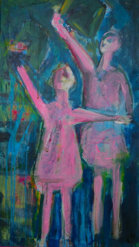 Größer als by Christiane Caroline Möller, Painting for Sale on Select