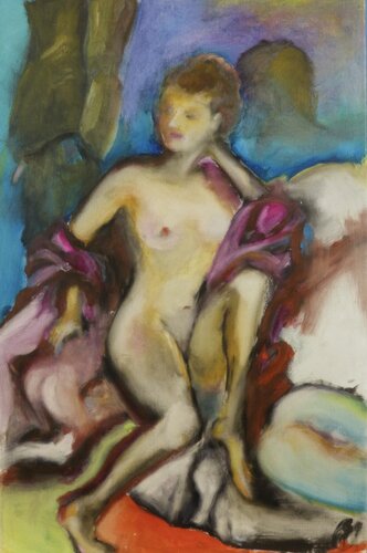 Nana by Christiane Caroline Möller, Painting for Sale on Select