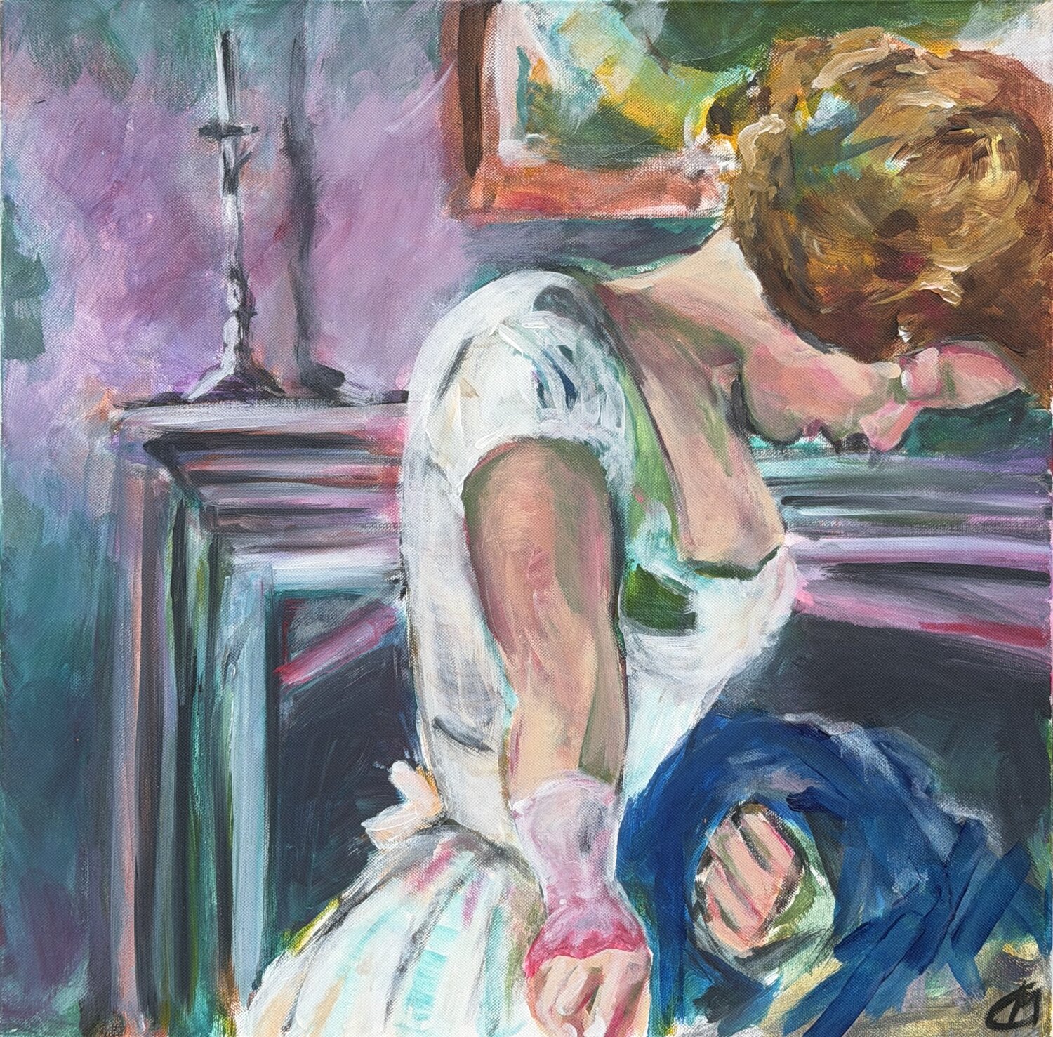 Jane Eyre Christiane Caroline Möller Original painting for sale
