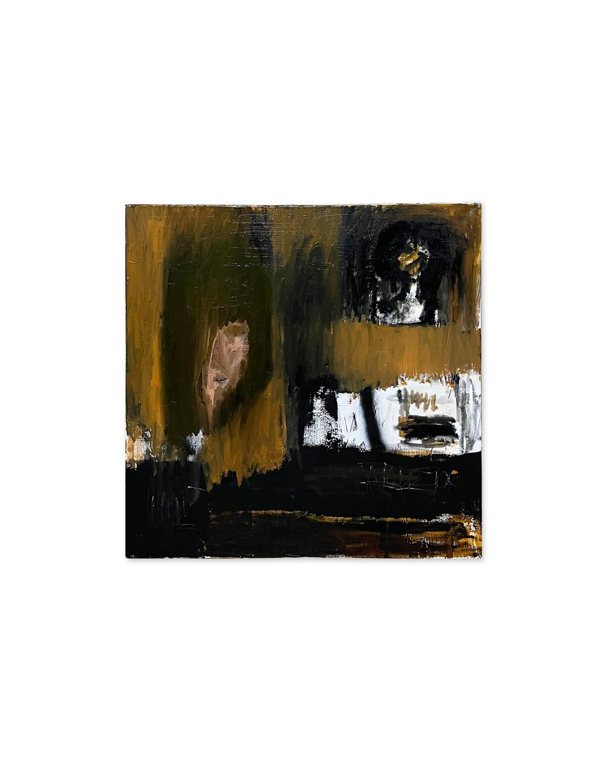 Echoes in ochre Victor Portillo Original painting for sale